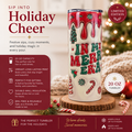 20 oz Christmas Tumbler – Festive Holiday Sublimated Tumbler